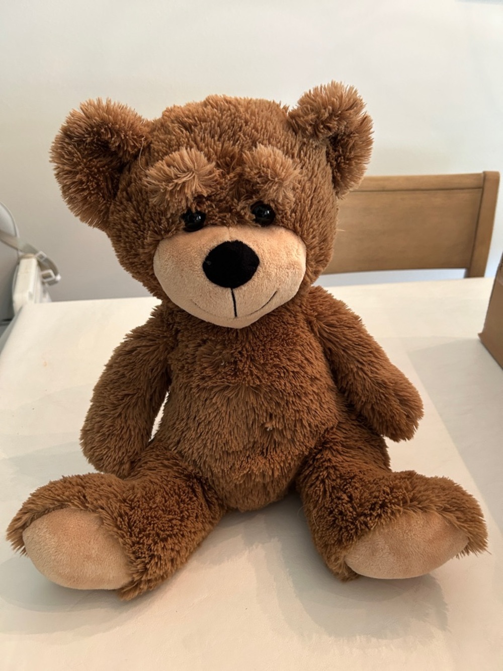 Plush Brown Teddy Bear Stuffed Animal - Soft Cuddly Companion
